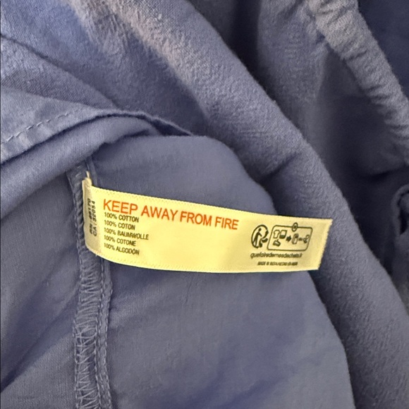 Free People Free-est Somewhere Sunny Drop Cotton Waist Maxi Dress in Blue Size M - Picture 6 of 10